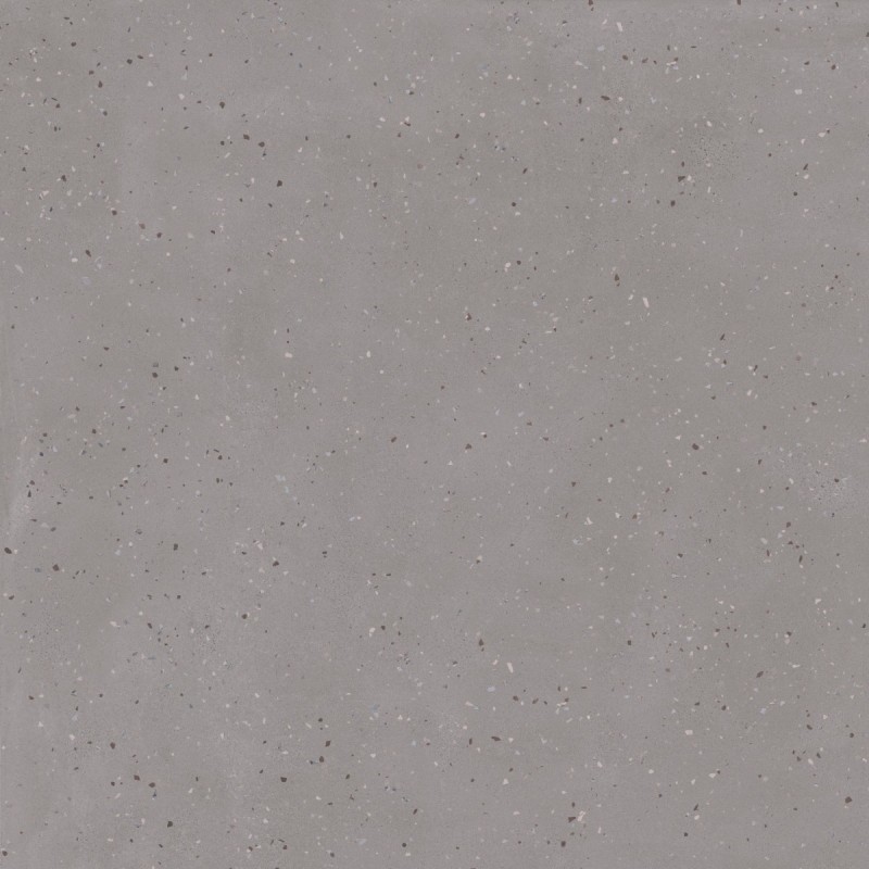 Carrelage imitation terrazzo gris grande épaisseur antidérapant R11 A+B+C 90x90x2cm rectifié, santadeconcrete micro grey