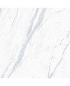 Carrelage imitation marbre mat blanc veiné de noir rectifié 60x120x1cm et 60x60x1cm, santathemar venato