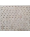Mosaique triangle marbre blanc poli brillant sur trame 39.2x32cm modiamond blanc