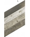 Carrelage imitation parquet moderne chevron gris nuancé 70x40cm realdiamond pallet grey chevron
