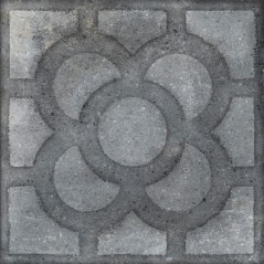 Carrelage antiderapant imitation carreau ciment gris foncé, terrasse 20x20cm V acorn grafito, R13 C