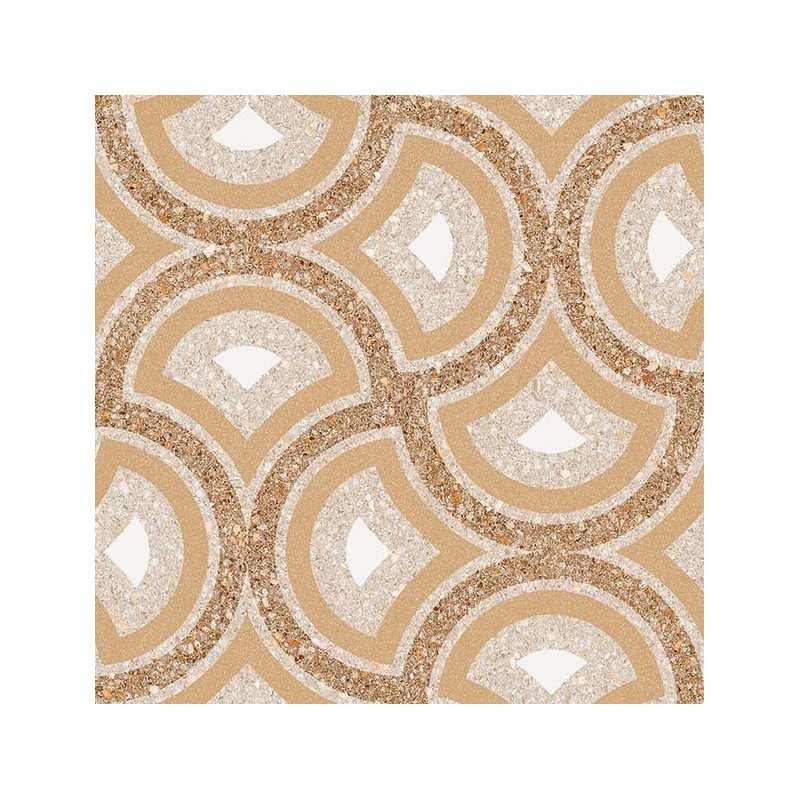 Carrelage imitation carreau ciment decor beige 20x20 cm, V pigneto beige