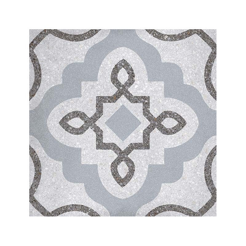 Carrelage imitation carreau ciment decor gris clair 20x20 cm, V tercelo humo