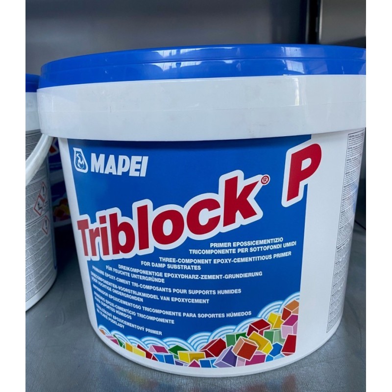 Etanchéité à appliquer avant le collage de la fibre de verre, Triblock P 5kg