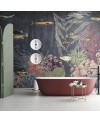 Papier peint en fibre de verre pour mur de salle de bain controcorrente, paysage de mer