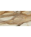 Carrelage imitation marbre or et blanc poli brillant rectifié 60x120cm, apeternalgold