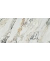 Carrelage imitation marbre noir beige et blanc poli brillant rectifié 60x120cm, apevangogh