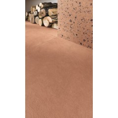 Carrelage imitation terre cuite rosé rectifié 60x60cm, 60x120cm, 120x120cm apeargillae coral