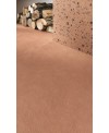 Carrelage imitation terrazzo terre cuite sur fond rose rectifié 60x60cm et 120x120cm apecoccio coral