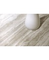 Carrelage imitation marbre beige poli brillant, faible épaisseur 6mm, 75x75cm et 75x150cm ariostravertino santa catarina