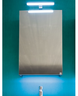 Miroir contemporain, salle de bain, avec porte G/D, L 50cm, P 15cm, H 75cm, comp link 4710.