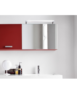 Miroir contemporain, salle de bain, avec 1 porte à abbatant, , L 70cm, P 20.8cm, H 50cm, comp swing 4615