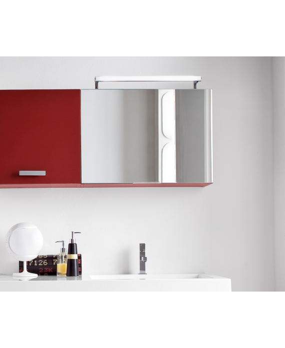 Miroir contemporain, salle de bain, avec 1 porte à abbatant, , L 70cm, P 20.8cm, H 50cm, comp swing 4615
