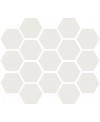 Carrelage hexagonal blanc mat tomette 10x11cm antirépant R10 apemontmartre blanc