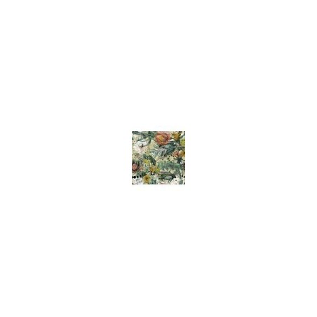 Papier peint vinyle pour mur de salle de bain ZODIAC_INKDDNL2001 fleur contemporaine