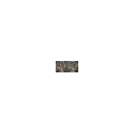 Papier peint vinyle pour mur de salle de bain INKYFIT1802-1 fleur beige sur fond bleu