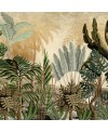 Papier peint vinyle pour mur de salle de bain CAIRO_INKICIC1901 plantes vertes