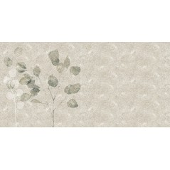 Papier peint vinyle pour mur de salle de bain HORTOBOT_INKYJRD1901 feuille verte