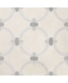 Carrelage imitation carreau de ciment décor géométrique V 20x20cm macaya humo