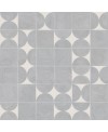Carrelage imitation carreau de ciment décor gris mat 20x20cm V mauro m