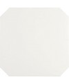 Carrelage salle de bain octogone blanc mat 20x20cm avec cabochon noir ou blanc 5x5cm apeeight blanc