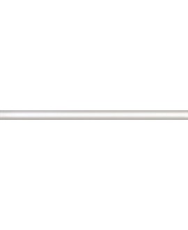 Listel demi rond blanc brillant 1.5x30.5cm, épaisseur 8mm, apeclassic edge white