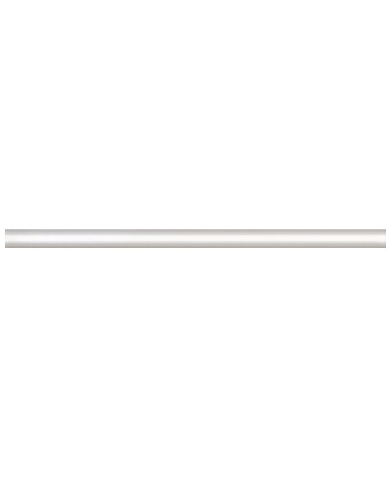 Listel demi rond blanc brillant 1.5x30.5cm, épaisseur 8mm, apeclassic edge white