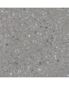 Carrelage imitation terrazzo teinté dans la masse, sur fond gris clair rectifié 59.3x59.3, 80x80, 120x120cm Vjanty ceniza