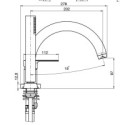 mitigeur baignoire sur gorge 4 trous mast F3144 chromé