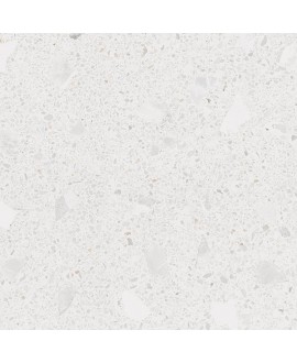 Carrelage imitation terrazzo et granito fond blanc poli brillant, 79.3x79.3cm rectifié, arcamiscella nacar