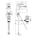 mitigeur lavabo mast F3131 chromé