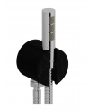 Duplex: douchette + support douche, socle marbre noir: chromé, blanc mat, noir mat, or, or rose, nickel brossé IMR022