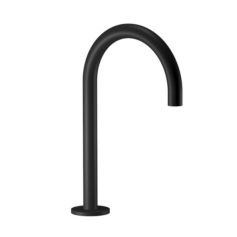 Bec de remplissage lavabo haut à poser en laiton: chromé, noir mat, or, or rose, nickel brossé contemporain RX395