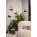 Carrelage effet terrazzo mat 60x60cm, 90x90cm et 120x120cm rectifié sur fond blanc, santadeconcrete medium white