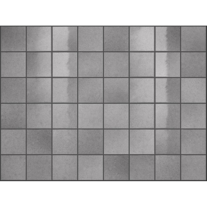 Carrelage effet zellige gris brillant nuancé, grès cérame piscine, salle de bain, 10x10cm, 5x5cm voriflessi argent