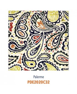 Pierre travertin décoré palerme 20x20x1.2cm DC