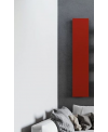 Radiateur électrique rectangulaire rouge, noir, blanc mat et blanc brillant vertical ou horizontal Antavola 171x35cm