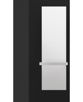 Radiateur électrique rectangulaire rouge, noir, blanc mat et blanc brillant + porte serviette chromé Antavola 171x35cm