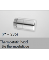 Radiateur eau chaude contemporain 61x82cm 754w/50°, gris mat, noir mat , blanc mat antWaffle O gris