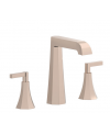 Mitigeur lavabo à poser 3 trous, bec haut, contemporain: chromé, or, or rose, or pâle, platine BL390