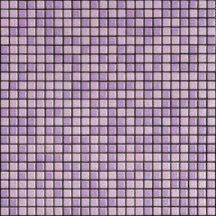 Mosaique violet brillant, nuancé, sol et mur, salle de bain, 1.2x1.2cm et 2.5x2.5cm apanthologia 6 sur trame 30x30cm