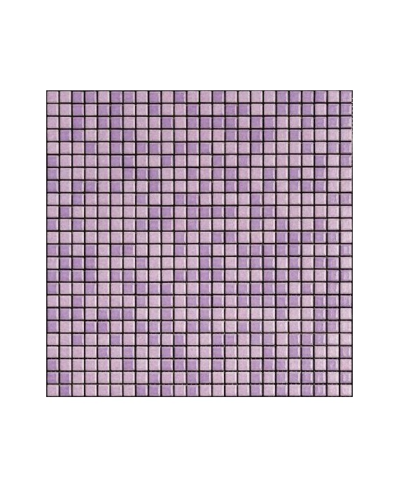 Mosaique violet brillant, nuancé, sol et mur, salle de bain, 1.2x1.2cm et 2.5x2.5cm apanthologia 6 sur trame 30x30cm