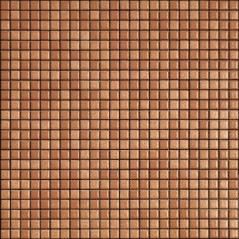 Mosaique marron clair brillant, nuancé, sol et mur, salle de bain, 1.2x1.2cm et 2.5x2.5cm apanthologia 20 sur trame 30x30cm sur 