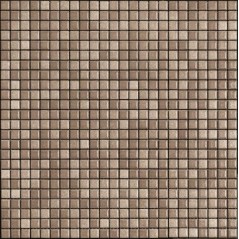 Mosaique marron brillant, nuancé, sol et mur, salle de bain, 1.2x1.2cm et 2.5x2.5cm apanthologia 27 sur trame 30x30cm