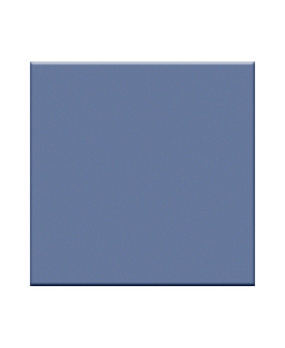 Mosaique bleu avio mat cuisine salle de bain sol et mur 5X5 cm VO blue avio