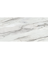 Carrelage imitation marbre poli brillant blanc veiné de noir rectifié, 30x60cm, 60x60cm, 60x120cm, 90x90cm Durgobi