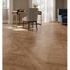 Carrelage imitation parquet versailles en bois foncé vieilli sol et mur 90x90cm rectifié, santaricordi classic2