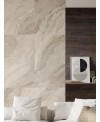 Carrelage imitation marbre beige mat rectifié 60x120cm, 30x60cm, santamystic beige