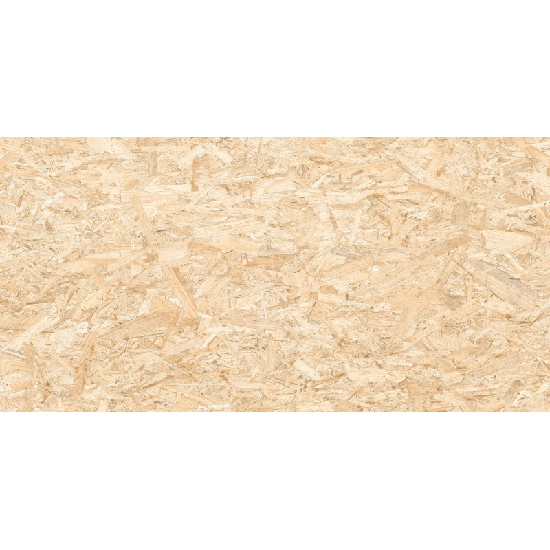 Carrelage imitation panneaux de bois aggloméré naturel mat, sol et mur 59.3x119.3cm rectifié, R10, VIV strand naturel