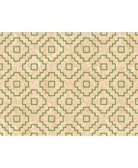 Carrelage imitation bois aggloméré décoré vert mat, décor, 59.3x59.3cm rectifié, R10, V seriaki naturel vert